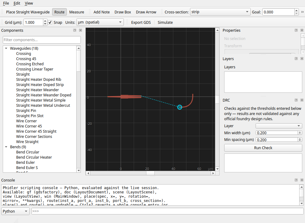 Routing feedback: endpoint highlight and preview track